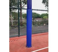 AVLLSO Protector de Postes de Garaje Enrollamiento de Poste al Aire Libre, 1,8 m de Altura Almohadilla de la Columna de Seguridad Adecuado para sótano, Garaje(Blue,Dia 178 MM)
