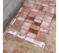 AVLLSO Tapa de alcantarilla Cubierta de Agujero rebajado con Gancho Elevador, Cubiertas Planas de cámara de inspección Invisibles para alcantarillado/Drenaje subterráneo(16 x16 Inch)