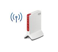 FRITZ!Box 6820 LTE (v3) INT router inalámbrico Gigabit Ethernet Banda única (2,4 GHz) 4G Rojo, Blanco