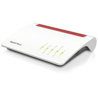 AVM Fritz!Box 7690 (Router Wi-Fi 7 DSL con 5760 Mbps (5 GHz) y 1376 Mbps (2,4 GHz), hasta 300 Mbps con supervectoring VDSL y ADSL2+, Malla Wi-Fi, Base DECT, versión Alemana)