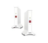 AVM Fritz! Mesh Wi-Fi Set 4200 International, Pack de 2 Fritz! Repeater 3000AX, Solucion Mesh hasta 4 estancias, WiFi 6 Tribanda con hasta 4.200 Mbps, 2 LAN Gigabit, Interfaz en Español