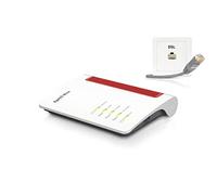 AVM FRITZ! Router Wi-Fi Box 7530 AC + N (DSL/VDSL) 866 Mbit/s (5 GHz) y 400 Mbit/s (2,4 GHz), hasta 300 Mbit/s con supervectorización VDSL 35b, Malla WLAN Base DECT, Servidor Multimedia, Blanco