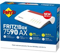 AVM FRITZBox 7590 AX V2 Wi-Fi 6 Módem-DSL-Wlan Router Gigabit LAN Internacional