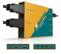 AVMATRIX Tarjeta de captura 4K60 HDMI2.1, VRR HDR10 4K60 Passthrough, dispositivo de captura de juegos para PS4/Pro PS5, PS5 Pro, Xbox Streaming en Twitch, OBS en PC, Mac latencia cercana a cero