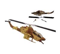 AVMLWEPA Escala 1/72 AH-1W Aleación Metal Militar Diecast Navy Modelo helicóptero Armado Réplica Coleccionable Acabado Premium con Soporte exhibición entusiastas aviación Decoración