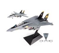 AVMLWEPA Maqueta Escala 1/144 avión Combate Estadounidense F-14D, Fabricada aleación fundida presión. Pieza colección Lista for exhibir, con Soporte Incluido Gran Nivel de Detalle, Ideal