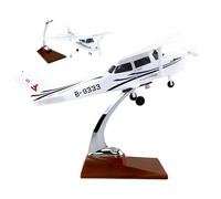 AVMLWEPA Modelo avión estático Cessna 172 Resina aleación Escala 1:30 con Soporte exhibición alas Desmontables Ruedas exhibición Escritorio, Coleccionable for Adultos entusiastas aviación