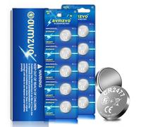avmzvo CR2477 - Pilas de botón de litio de 3 V 2477, DL2477 (10 unidades) para mando a distancia, luz, pequeños electrodomésticos