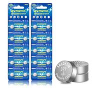 avmzvo SR626SW Pilas botón, batería para reloj 377 V377 LR626 SR626 AG4 1,5V Alcalinas, 20 unidades, libres de mercurio, embalaje seguro para niños【5 años de garantía】