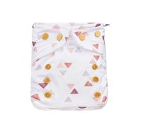 avo+cado Cosy - Cubrepañales de tela para recién nacidos, 3-7 kg, lavable, a prueba de fugas con forro polar y puños de doble pierna, compatible con prefolds, inserciones de bambú y pañales de gasa