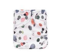 avo+cado Cosy - Cubrepañales de tela para recién nacidos, 3-7 kg, lavable, a prueba de fugas con forro polar y puños de doble pierna, compatible con prefolds, inserciones de bambú y pañales de gasa