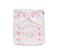 avo+cado Cosy - Cubrepañales de tela para recién nacidos, 3-7 kg, lavable, a prueba de fugas con forro polar y puños de doble pierna, compatible con prefolds, compresas de bambú y pañales de gasa