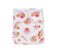 avo+cado Cosy - Cubrepañales de tela para recién nacidos, 3-7 kg, lavable, a prueba de fugas con forro polar y puños de doble pierna, compatible con prefolds, inserciones de bambú y pañales de gasa