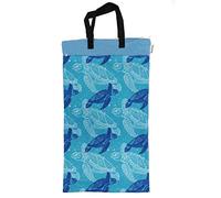 Avo&Cado Duo - Bolsa para la nariz (tamaño XL) con compartimento seco (tortuga/azul claro)