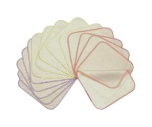Avo&Cado - Manoplas de Franela de una Sola Capa (orgánico) - 15 Piezas (opción de Color: Lila)