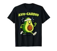 AVO-Cardio Funny Fitness Runner Avocado Lover Men Women Kids Camiseta