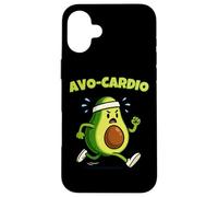 AVO-Cardio Funny Fitness Runner Avocado Lover Men Women Kids Carcasa para iPhone 16 Plus