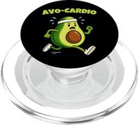 AVO-Cardio Funny Fitness Runner Avocado Lover Men Women Kids PopSockets PopGrip para MagSafe