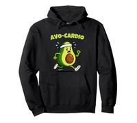 AVO-Cardio Funny Fitness Runner Avocado Lover Men Women Kids Sudadera con Capucha