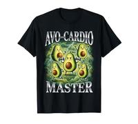 AVO Cardio Master Humor Divertido para Amantes del Aguacate Camiseta