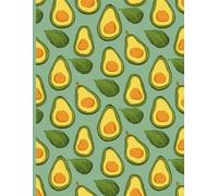 Avo Good Day Notebook: Cute Avocado Ruled Journal | 8.5 x 11 inches | 160 Lined Pages | Fun Food-Themed Notebook for School, Journaling & Gifting