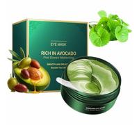 Avocado Eye Mask, 30Pairs Avocado Moisturizing Collagen Eye Mask, Under Eye Patches for Puffy Eyes and Dark Circles, Naturally Hydrating Formula (1Pcs)
