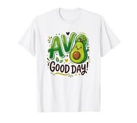 Avocado Lover AVO Good Day Food Juego de Palabras Guacamole Camiseta