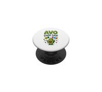 Avocado Lover AVO Good Day Food Juego de Palabras Guacamole PopSockets PopGrip Adhesivo