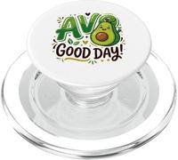 Avocado Lover AVO Good Day Food Juego de Palabras Guacamole PopSockets PopGrip para MagSafe