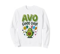 Avocado Lover AVO Good Day Food Juego de Palabras Guacamole Sudadera