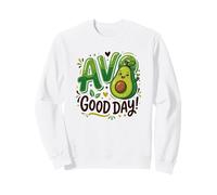 Avocado Lover AVO Good Day Food Juego de Palabras Guacamole Sudadera