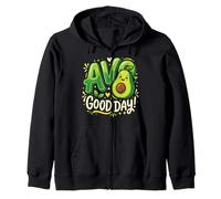 Avocado Lover AVO Good Day Food Juego de Palabras Guacamole Sudadera con Capucha