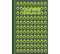 Avocado Notebook: Avocado Lined Journal, Novelty Avocado Gift for an Avocado Lover - Grey