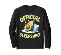 Avocado Official Sleep Pajamas Nightgown Sleepy Avocado Manga Larga