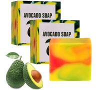 Avocado Soap - Handmade A-vocado Soap, Natural Avocado Oil Cleansing Bar For Face, Body, Hands, Organic AvocadoSoap, A-vocado Nourishing Soaps 100g (3)