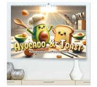 Avocado & Toast - Küchenspäße das ganze Jahr (hochwertiger Premium Wandkalender 2026 DIN A2 quer), Kunstdruck in Hochglanz: Spaß pur - das ganze Jahr!