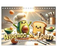 Avocado & Toast - Küchenspäße das ganze Jahr (Tischkalender 2026 DIN A5 quer), CALVENDO Monatskalender: Spaß pur - das ganze Jahr!