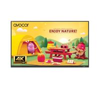 Avocor AVS-8610 Pantalla interactiva LED IR 4K de 86 pulgadas de la serie S para espacios de aprendizaje modernos