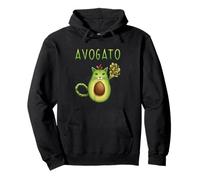 Avogato Cinco De Mayo Regalo Cinco De Meow Avogato Cat Aguacate Sudadera con Capucha