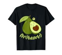 Avohearto Vegan Heart Love Aguacate Camiseta