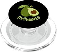Avohearto Vegan Heart Love Aguacate PopSockets PopGrip para MagSafe