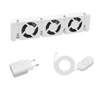 AVOID Ventilador de Radiador - Ventilador de Calefacción de Bajo Consumo Para Radiadores | Ahorre en el Consumo de Gas y Mejore La Distribución Del Calor con Cargador y Accesorios | Conjunto mono