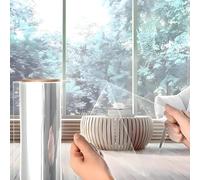 AVOID Vinilo Ventana Anti-UV Transparente - Vinilo Adhesivo Cristal Autoadhesivo con Protección Solar 99% UV - Film para Ventanas sin Taladrar - Incluye Espátula, Cúter y Pulverizador (120 x 300 cm)