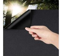 Avoid Vinilo Ventana Blackout - Vinilo Adhesivo Cristal Negro 100% Opaco - Lámina Privacidad para Ventanas - Sin Taladrar, Reutilizable - Incluye Espátula, Cúter y Pulverizador (45x300 cm)