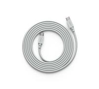 Avolt Cable 1 USB - Cable de 2 m con certificado MFi, carga rápida de 60 W para iPhone, iPad, silicona duradera y flexible, diseño escandinavo (USB-C a USB-C, Gris)