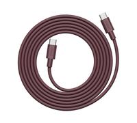 Avolt Cable AVOLT x Bauhaus-Archiv 1 USB-C a USB-C Mulberry Red