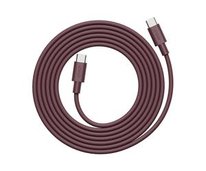 Avolt Cable AVOLT x Bauhaus-Archiv 1 USB-C a USB-C Mulberry Red
