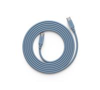 Avolt Cable de cargar Cable 1 USB-C a USB-C 2 m Shark blue