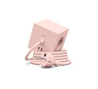 Avolt Regleta eléctrica Square 1. toma de corriente y USB-C 30W 1.8 m New Pink