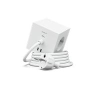 Avolt Regleta eléctrica Square 1. toma de corriente y USB-C 30W 3 m White Martinelli Luce edition